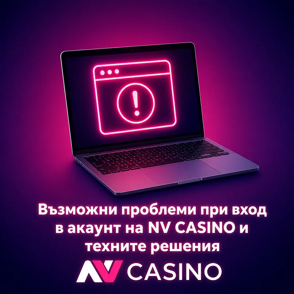 Вход в акаунт на NV CASINO