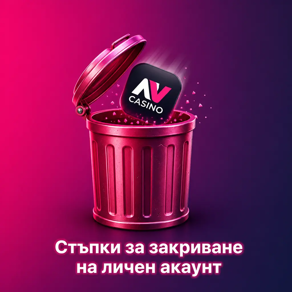 Закриване на личен акаунт в NV CASINO