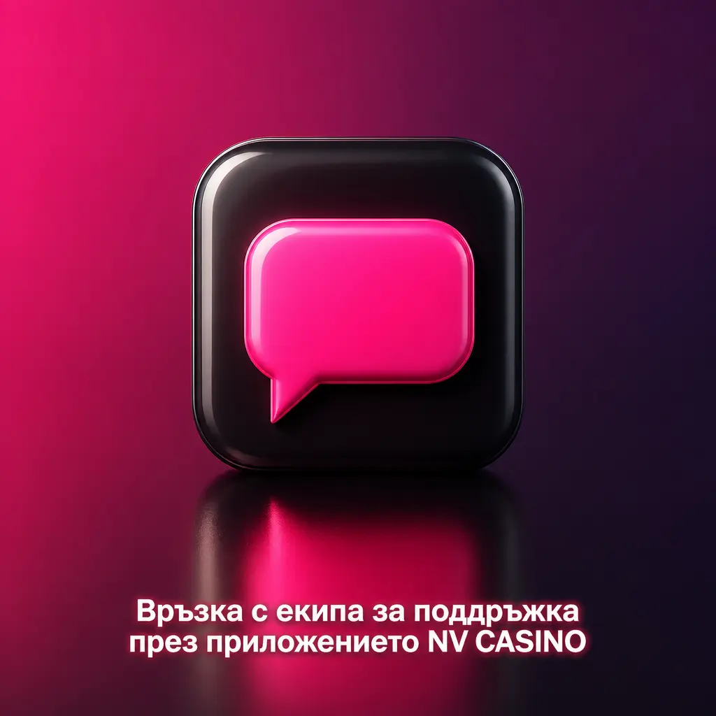 Екип за поддръжка на NV Casino в приложението