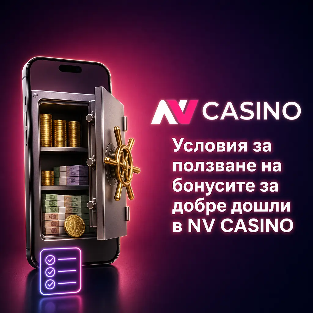 Условия за бонус добре дошли в NV Casino