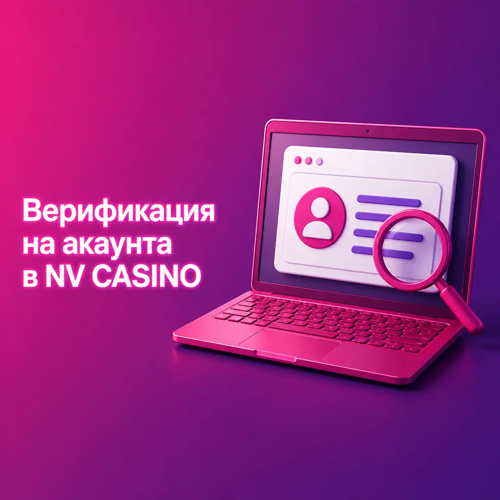 Верификация на акаунта в NV CASINO